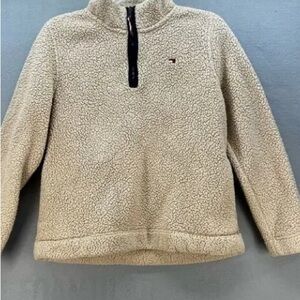 Tommy Hilfiger Women's Cream Fleece Jacket